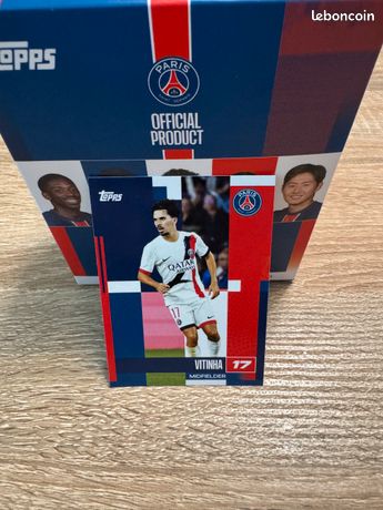 Vitinha Carte Topps Chrome Psg Paris Ligue1 Football 2023 2024