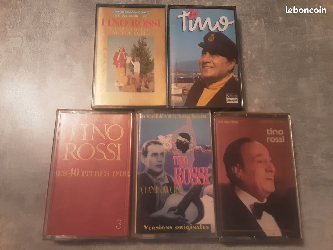 Lot 5 k7 audio, Tino Rossi (image 1)