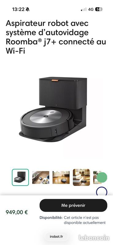 Aspirateur robot roomba j7+ (image 3)