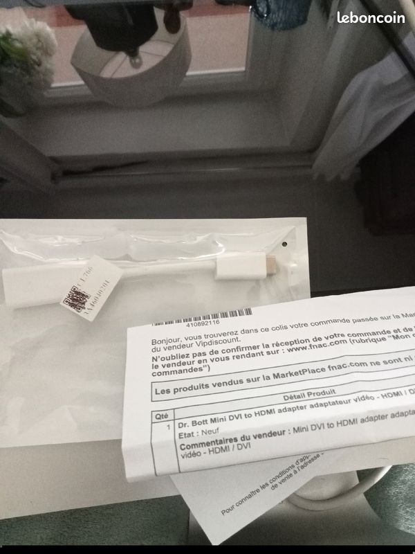 Câble adaptateur mini DVI vers HDMI (image 1)