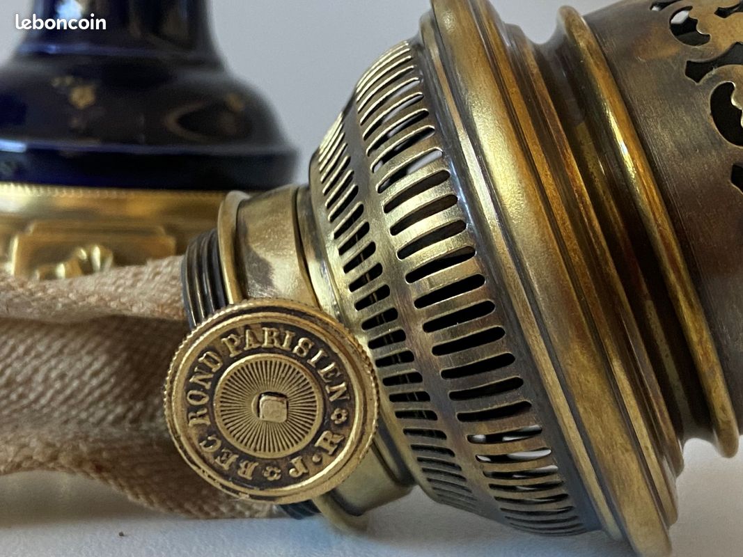 Lampe de sureté vintage à essence minérale Besnard Paris