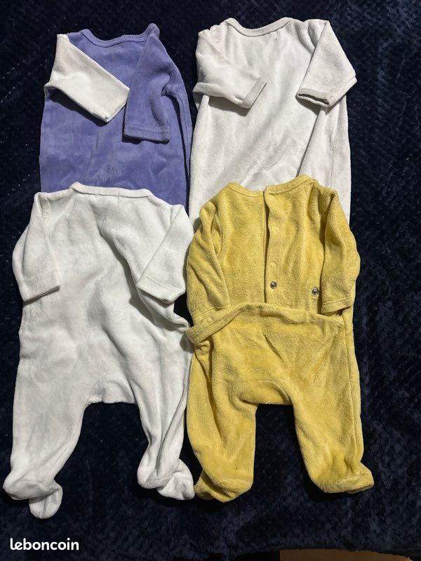 Lot pyjamas épais naissance (image 2)