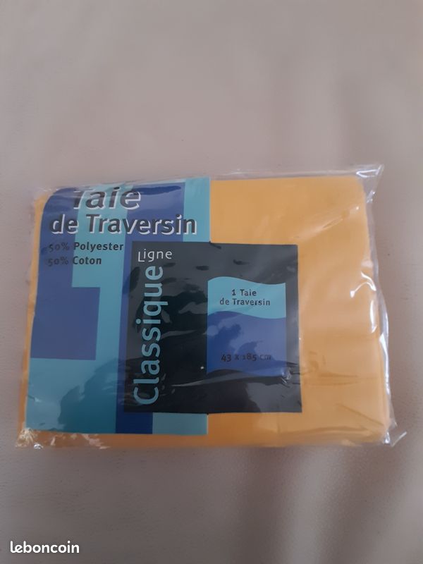 Taie de traversin 43/185 en cton