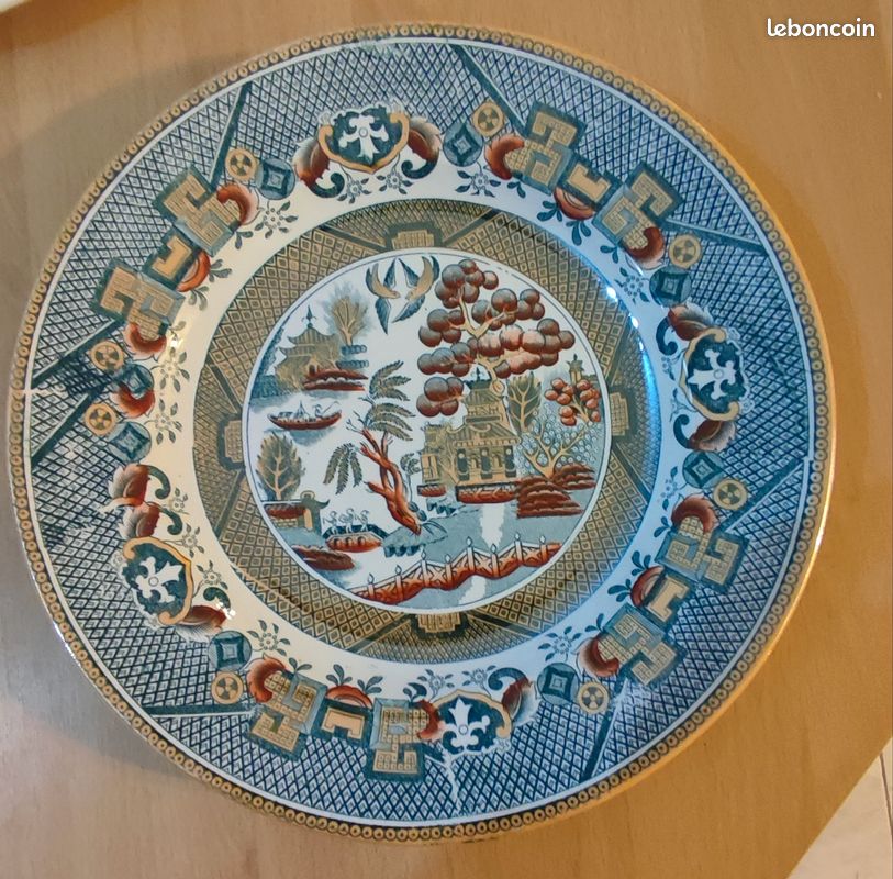 Assiette décorative WILLOW Sarreguemines (image 1)