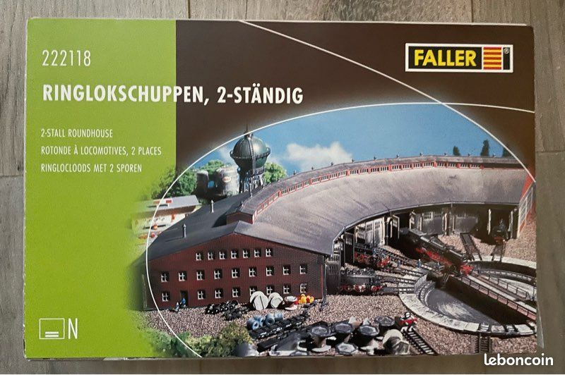 Faller F222118 Rotonde à Locomotive 2 Places Modélisme Ferroviaire