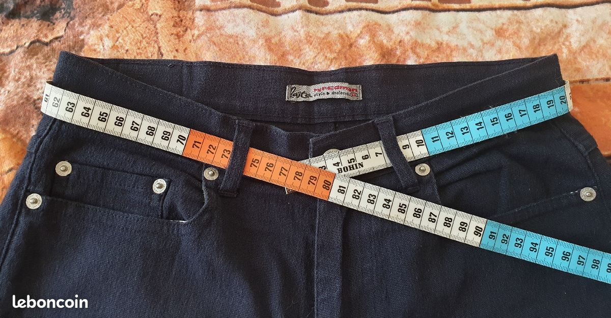 Pantalon femme toile - Taille 40 (image 3)