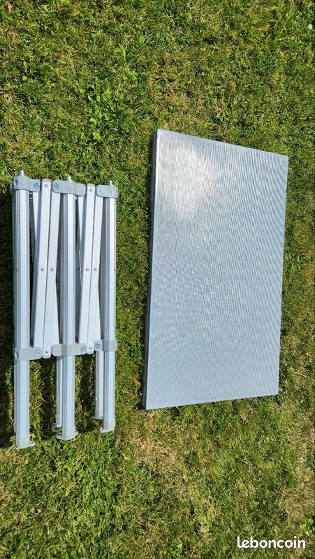 Table pliable de camping modulable en hauteur (image 3)