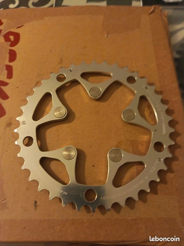 Plateau de pédalier 130 BCD en alliage d'aluminium pour vélo de route, VTT (52T