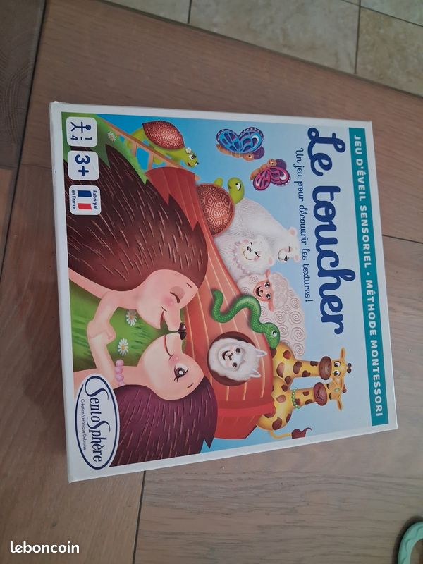 SentoSphère – Le Toucher – Jeu Sensoriel Montessori – 12 Paires D’animaux à Associer Par Le Toucher – Dès 3 Ans – Fabriqué En France