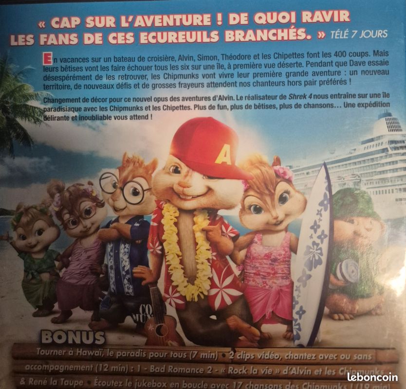DVD "Alvin et les Chipmunks 3" (image 3)