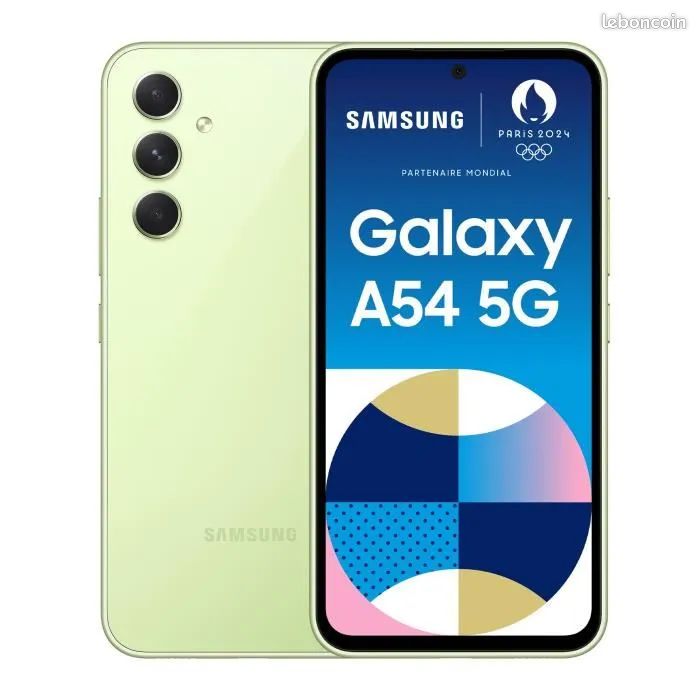 SAMSUNG Galaxy Galaxy A54 5G Vert 128Go TÉLÉPHONE DÉBLOQUÉ OPÉRATEUR Android (image 1)