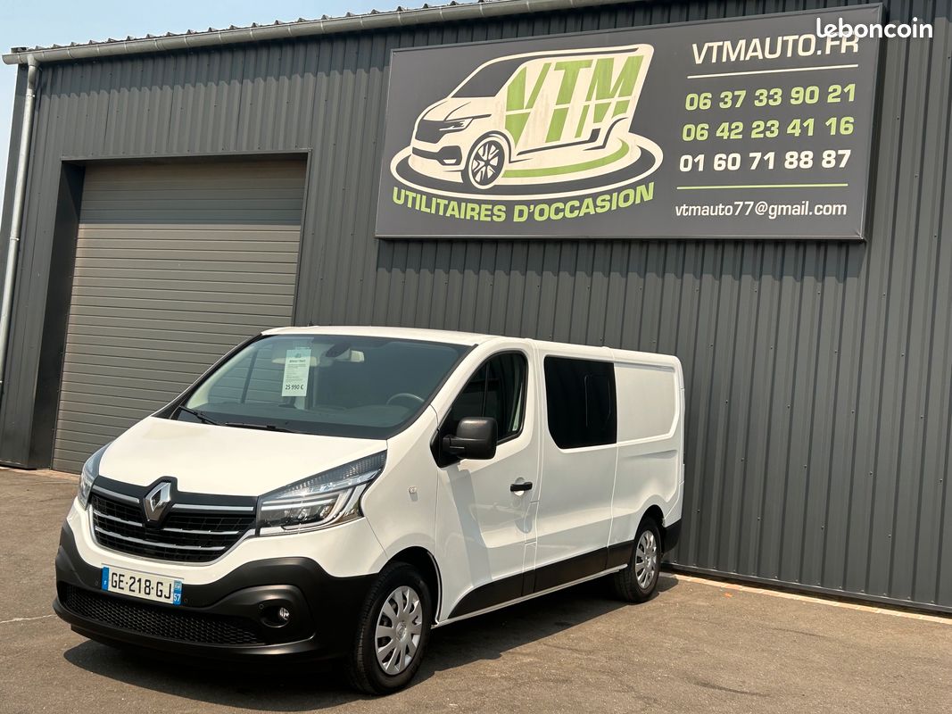 Renault Trafic 2.0 DCI 145ch EDC Boite automatique 1200Kg Fourgon L2H1 Pack Grand Confort Cabine Approfondie 5 Places rabattables Gruau (image 4)