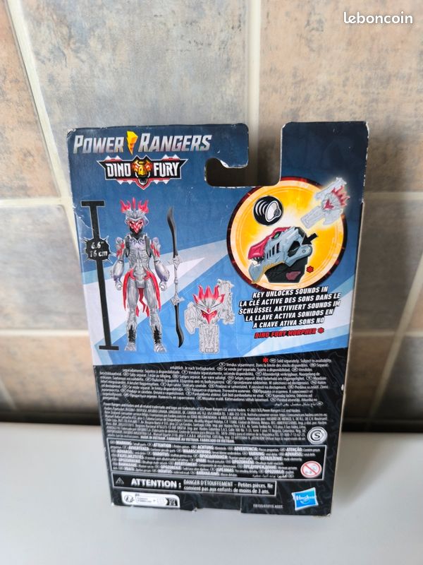 Figurine Power Rangers Dino Fury 12 In Bleu - Figurine pour enfant Figurine Power Rangers Dino Fury 12 In Bleu - Figurine pour enfant