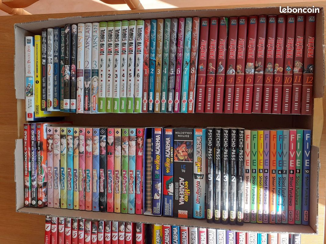Lot d'une 100ène de mangas - 3,5 euros le tome (image 2)