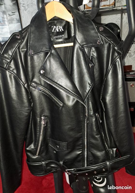 Veste Femme Perfecto Cuir Noir Femme Zara Perfecto Noir Femme