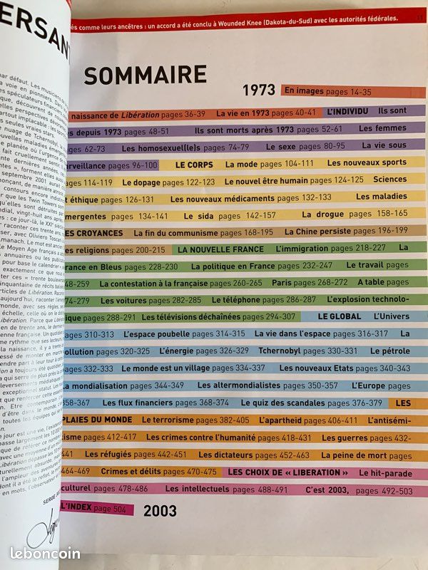 Livre Libération de 1973 à 2003 (image 3)