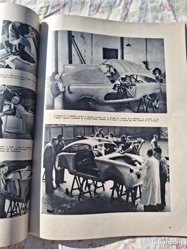 Magazine illustration Special Amon auto 1954 (image 14)