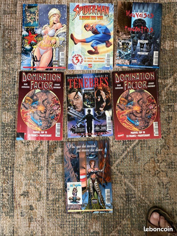 LOT 7 BD SEMIC X-MEN Nº20 Kiss Psycho Nº3 Spiderman Extra Nº 20 Conan Nº9 Etc (image 9)