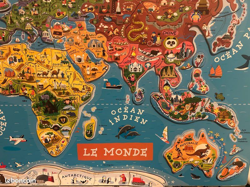 Carte du monde aimantée oxybul (image 2)