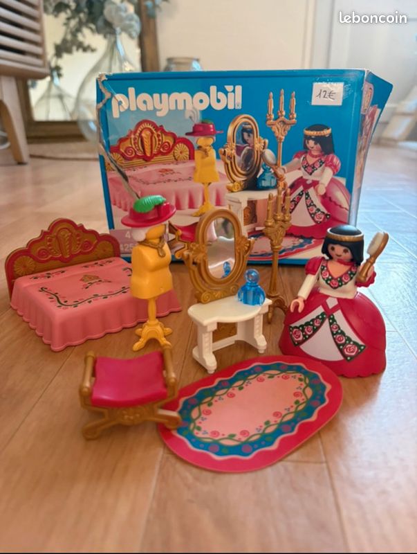 Grand Château Playmobil 4250 Princesses – Avec Extension 4251 Cuisine – Vintage