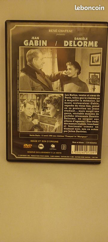 Vend dvd jean gabin voici le temps des assassins (image 2)
