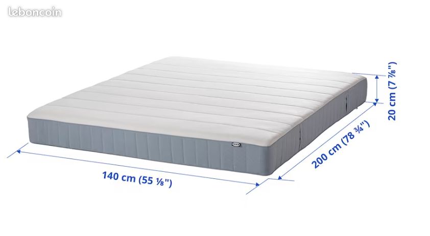 Lit "Slattum" + Matelas "Hafslo" (image 4)