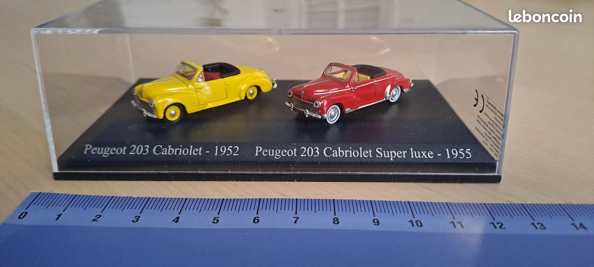 Minialuxe 1/43. Série Coffret Prestige / Peugeot 203 1952. Pièce unique