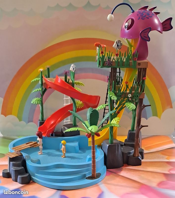 Playmobil Family Fun - Parc aquatique avec toboggans 70609 (image 3)