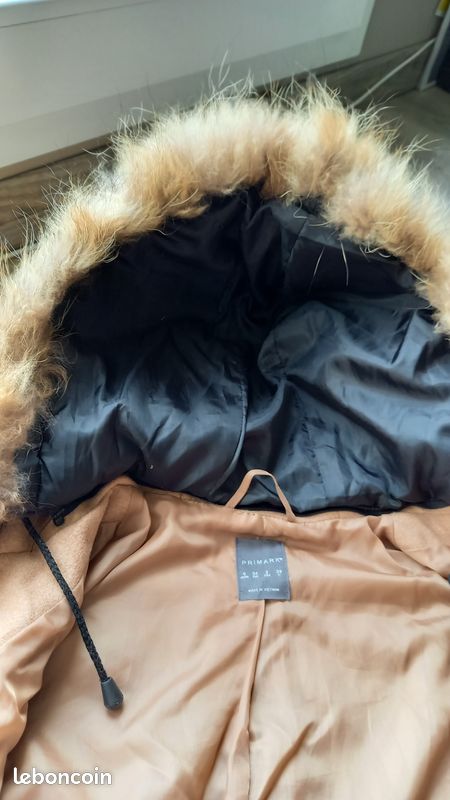 Blouson parka duffle coat camel en très bon état (image 3)