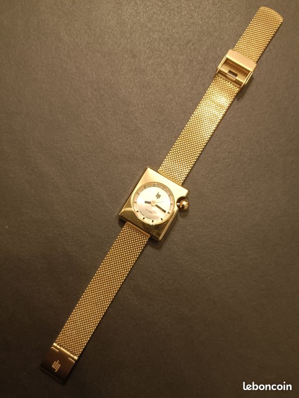 Couronne De Montre LIP Vintage Bleu - Taille 6,7 Mm - Pièce Détachée