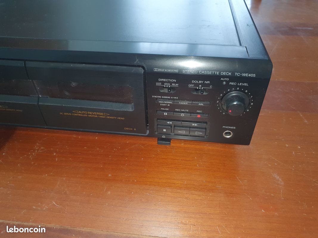 SONY TC WE405 DOUBLE LECTEUR ENREGISTREUR CASSETTE PLATINE K7 Non testée. EUR 45,00 - FR