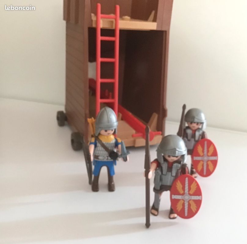 Ancien Playmobil collector 4275🛡️Tour d’Assaut Romaine avec ses soldats🏹(Année 2006) (image 3)