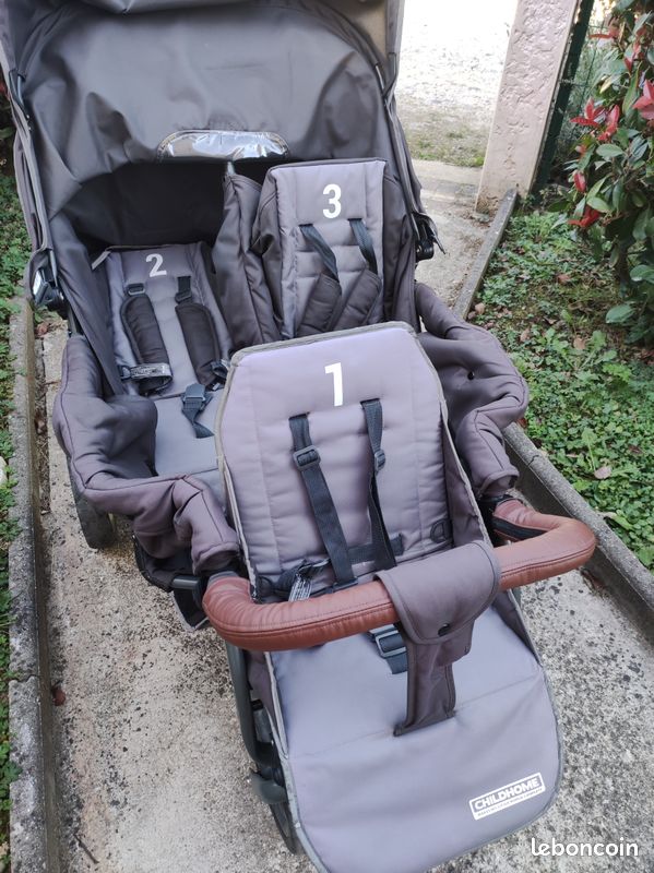 Poussette triple Childhome Équipement bébé