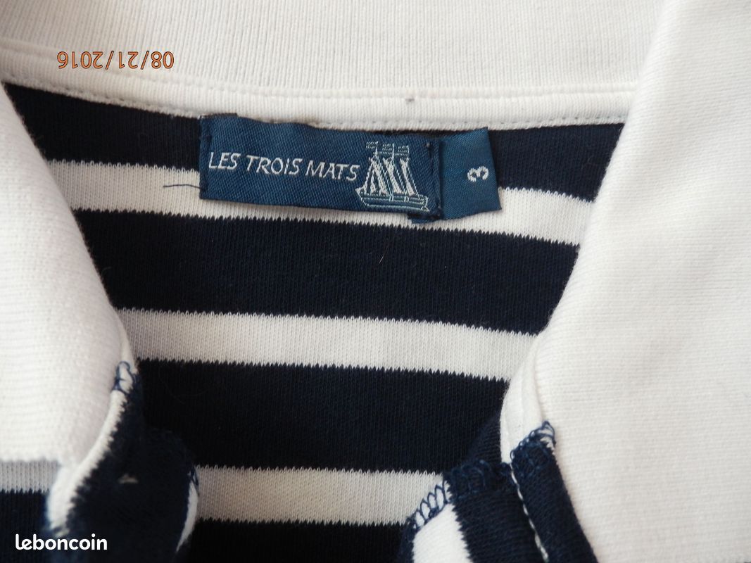Polos Les trois m?ts 40 (L, T3) (image 4)