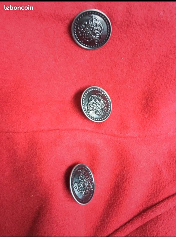 Manteau /veste rouge taille 42 (image 4)