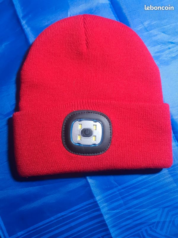 Bonnet d'hiver pour hommes et femmes, avec lumière LED, tricoté, Rechargeable, pour course de nuit, pêche, équitation, sport, adolescents (image 6)