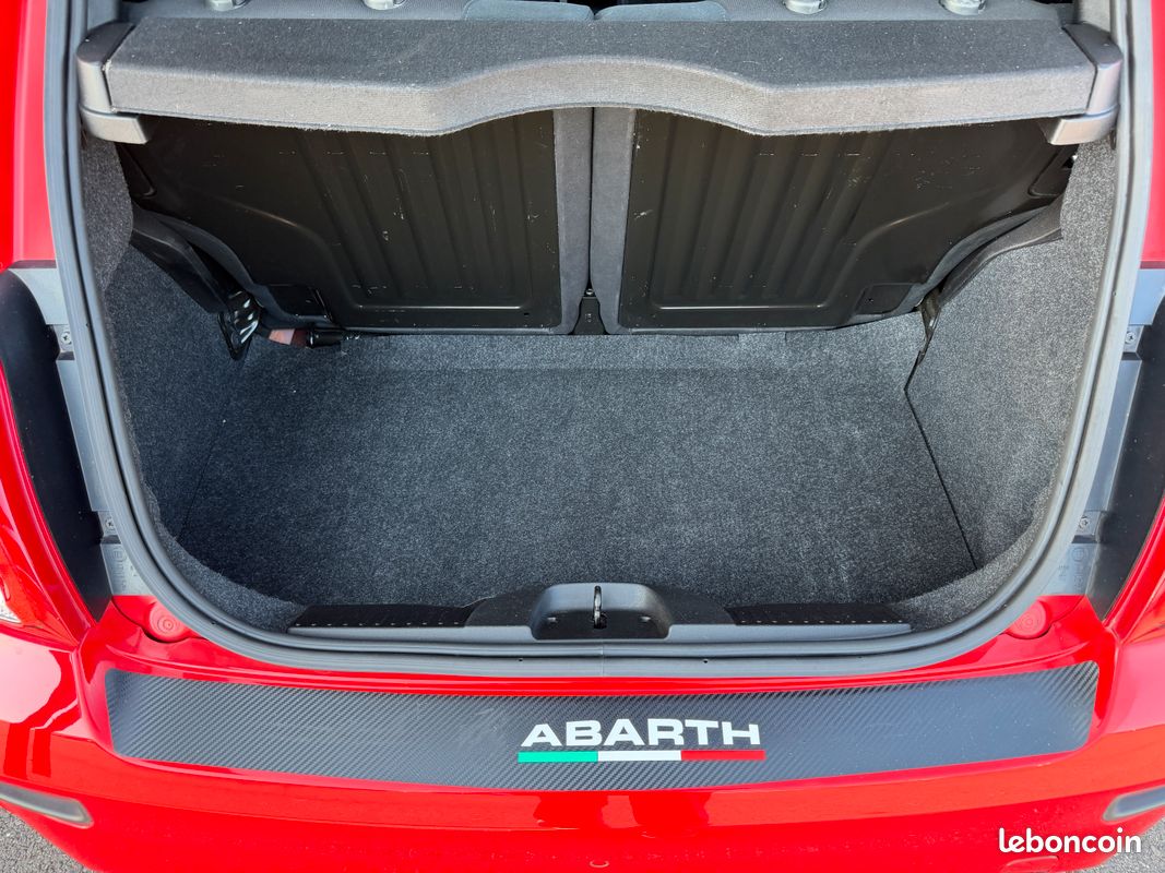 Fiat Abarth 500 1.4 T-JET 140 595 Excellent état Garantie 1an Toit ouvrant Pare choc Carbone (image 9)