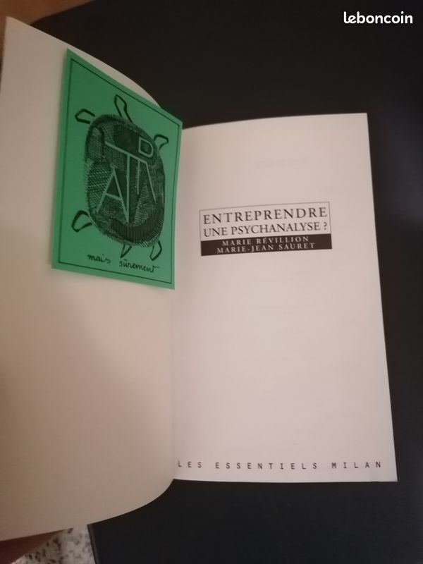Marie reveillion, entreprendre un psychanalyse (image 2)