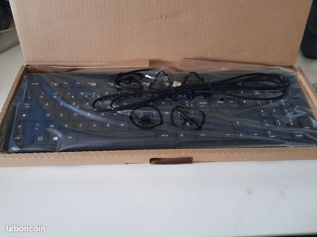 Clavier AZERTY HP Slim USB (neuf) (image 1)