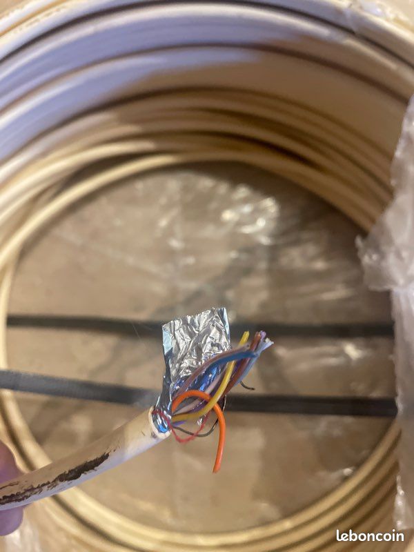 Câble téléphone ADSL Ethernet 4 paires blindées (image 3)