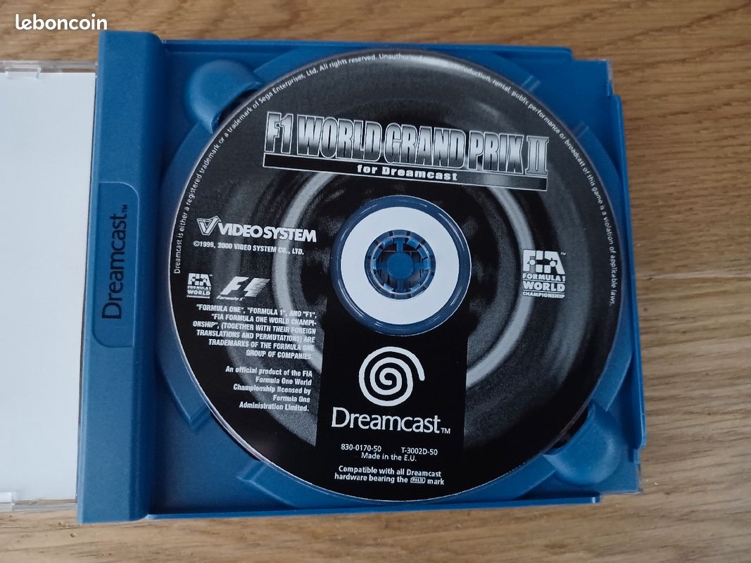 DREAMCAST Jeu F1 WORLD GRAND PRIX II (image 2)