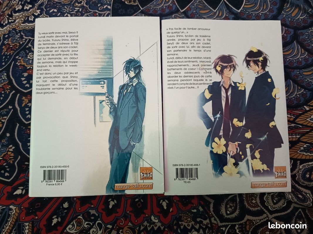 Manga Yaoi seven days tomes 1+2 intégrale (image 2)
