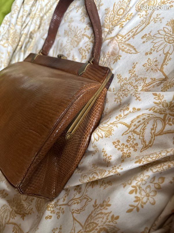 Sac léopard vintage collector kitch en l’état (image 2)