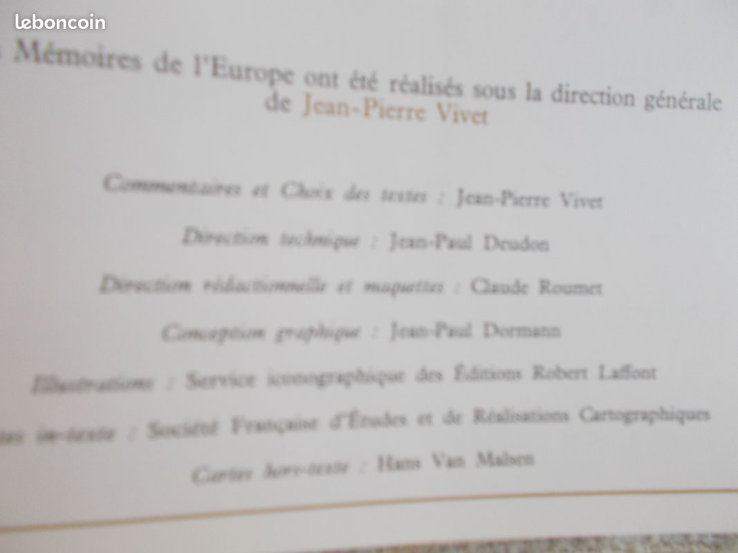 Les mémoires de L Europe - 6 Volumes (image 6)