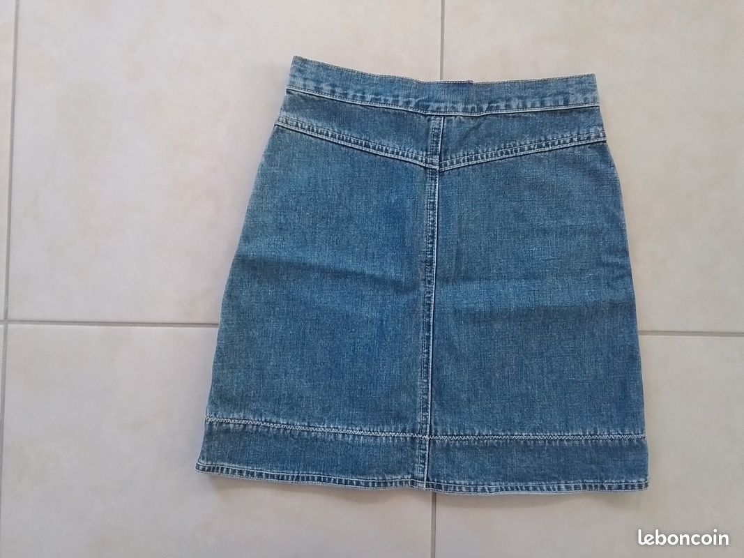 Jupe en jeans fille T 8ans (image 5)