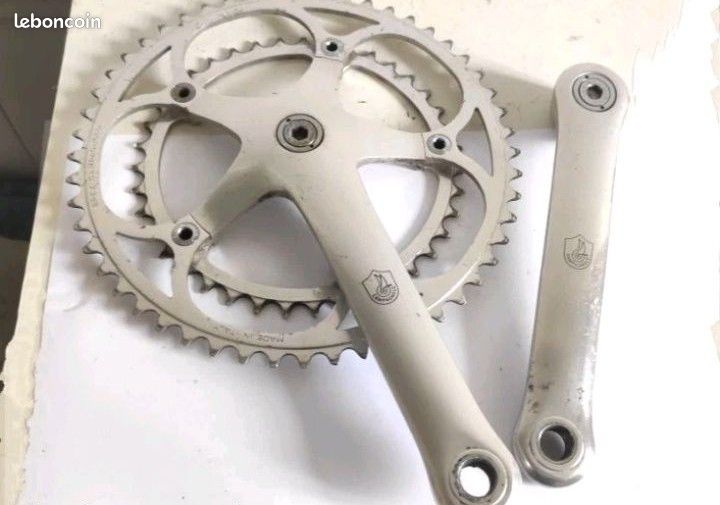 Pédalier Campagnolo C-Record Vintage - Pour Vélo De Route - Occasion Bon état