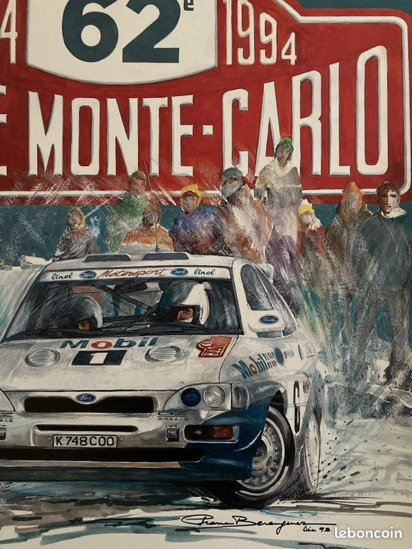 L’affiche du Rallye Monte-Carlo