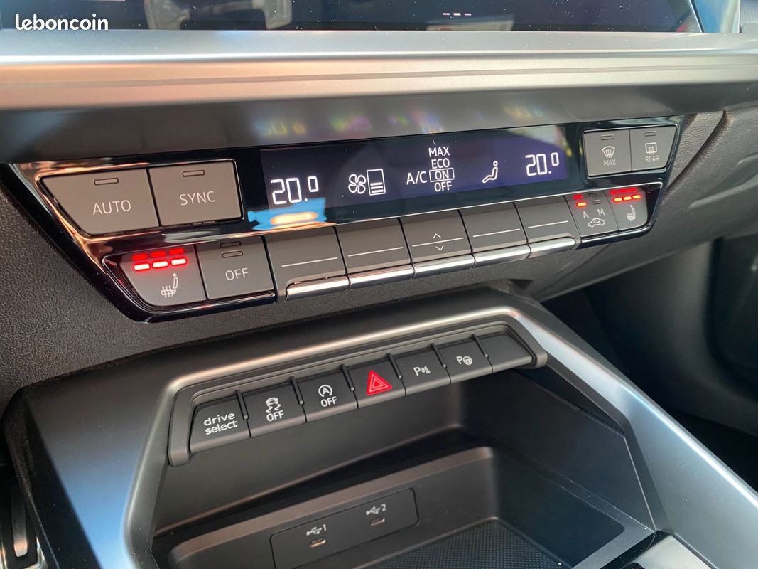 Audi a3 2.0l tdi 150ch - s line - s-tronic - cam.rec - carplay - cockpit digital - sieges chauff (image 20)