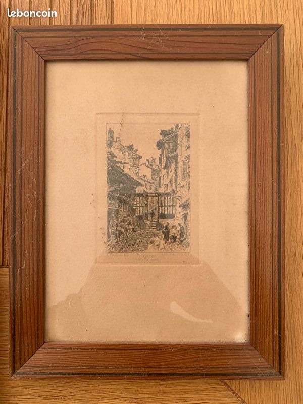 Lot 4 cadres anciens Pays Basque / Bayonne (image 4)