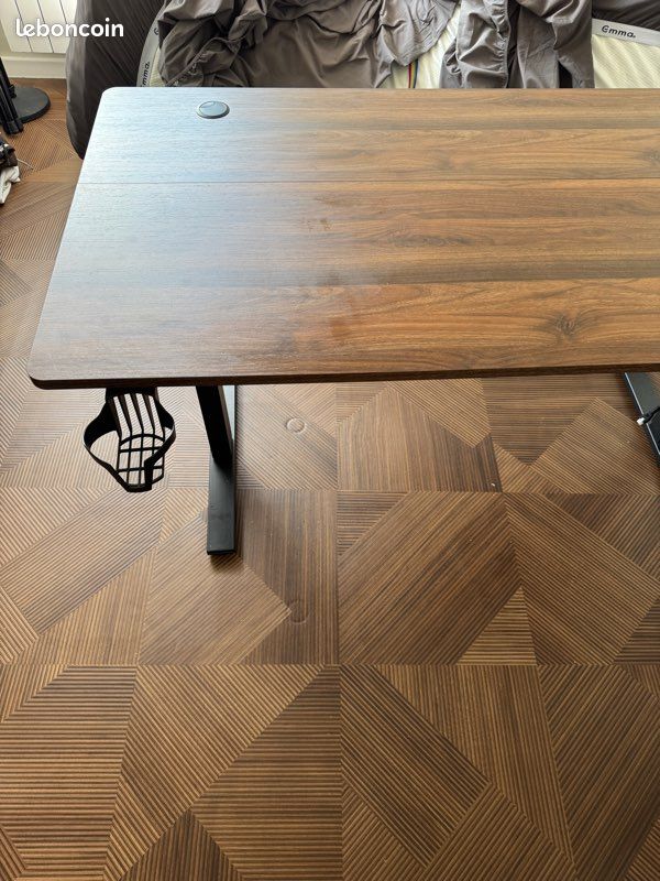 Bureau Assis Debout Bois (image 2)